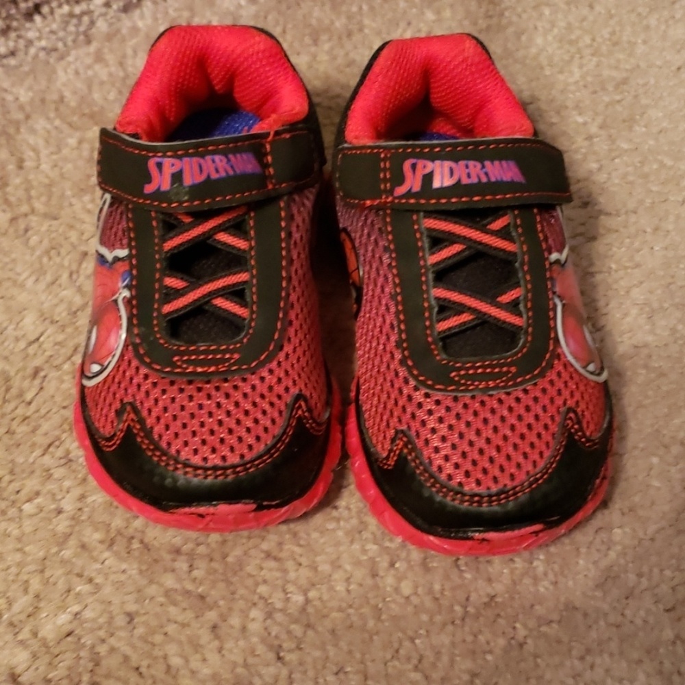 Spider man baby shoes